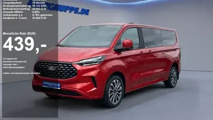 Neu Ford Tourneo Custom Titanium X 170 PS (125 kW) 2026 Rot Van