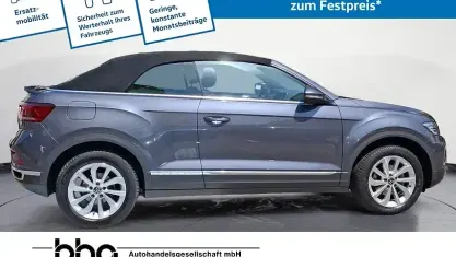 Gebraucht VW T-Roc Cabriolet Style 110 PS (80 kW) 2022 Grau Cabrio