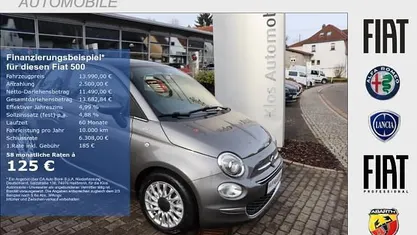 Grau Gebraucht 2022 Fiat 500 Dolcevita Limousine | 13.990 € (Fairer Preis)