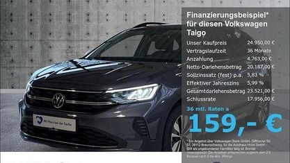 Używany VW Taigo Goal 116 KM (85 kW) 2024 Szary SUV