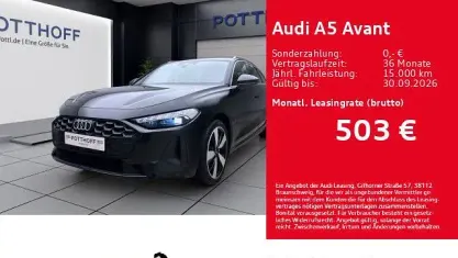 Gebraucht Audi A5 Sport 204 PS (150 kW) 2025 Schwarz Kombi