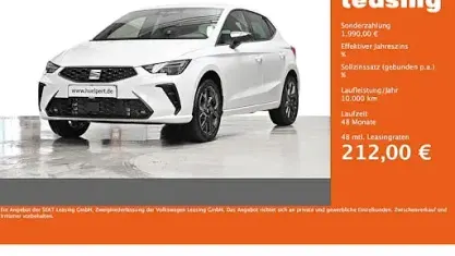 Neu Seat Ibiza FR 116 PS (85 kW) 2026 Glacial weiß metallic Kleinwagen