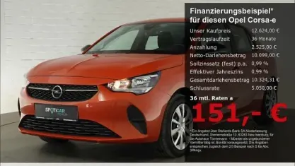 Occasion Opel Corsa-e Edition 100 kW (136 ch) 2022 Orange Citadine