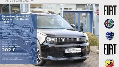 Neu Fiat Grande Panda Business 110 PS (80 kW) 2026 Cinema schwarz Kleinwagen