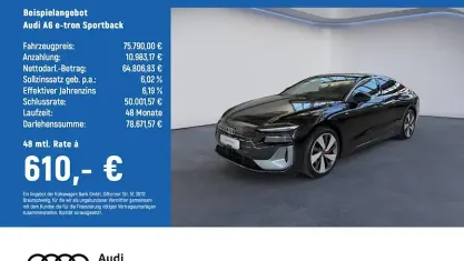 Neu Audi A6 e-tron Ambiente 339 kW (462 PS) 2026 Schwarz Limousine