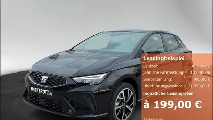 Nowe Seat Ibiza FR 116 KM (85 kW) 2026 Czarny Sedan/Limuzyna