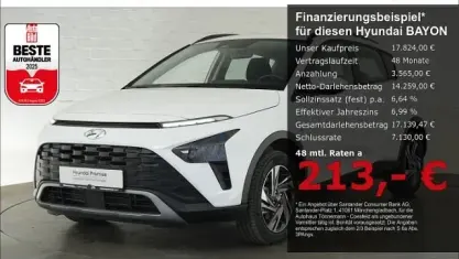 Neu Hyundai Bayon Trend 101 PS (74 kW) 2025 Weiss SUV