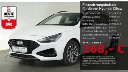 Usata Hyundai i30 Advantage 140 CV (102 kW) 2025 Bianco Station wagon