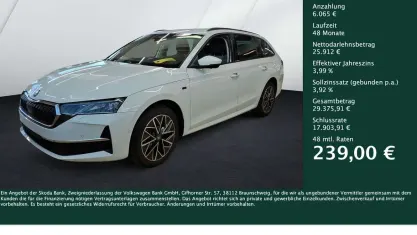 Gebraucht Skoda Octavia Tour 150 PS (110 kW) 2025 Moonweiß perleffekt Kombi