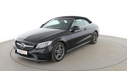 Occasion Mercedes C180 AMG line 156 ch (114 kW) 2018 Noir Cabriolet