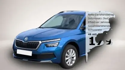 Gebraucht Skoda Kamiq 110 PS (80 kW) 2022 Blau SUV