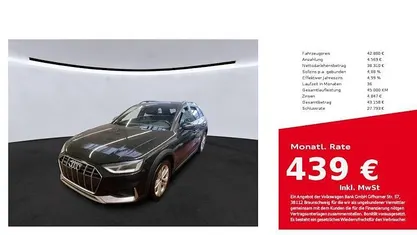 Second-hand Audi A4 Allroad Ambiente 286 CP (210 kW) 2023 Negru Break