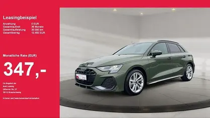 Distriktgrün metallic Gebraucht 2025 Audi A3 S-Line Limousine | 35.690 € (Fairer Preis)