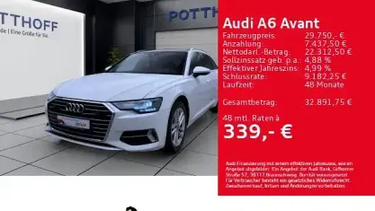 Gebraucht Audi A6 Sport 204 PS (150 kW) 2023 Ibisweiß Kombi