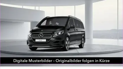 Gebraucht Mercedes EQV300 Avantgarde 150 kW (204 PS) 2025 Schwarz Van / Kleinbus