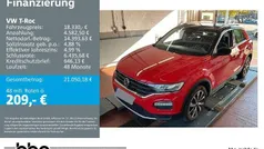 Flashrot/schwarz Gebraucht 2019 VW T-Roc Style SUV | 18.330 € (Fairer Preis)