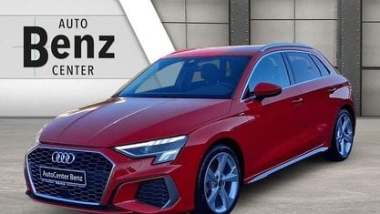 Używany Audi A3 S-Line 150 KM (110 kW) 2022 Czerwony Sedan/Limuzyna