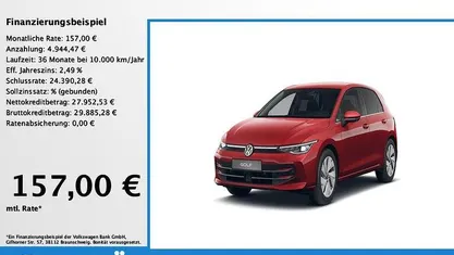 Usata VW Golf VIII Style 150 CV (110 kW) 2025 Rosso Berlina