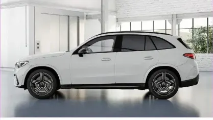 Gebraucht Mercedes GLC200 AMG 204 PS (150 kW) 2026 Unilack polarweiß SUV