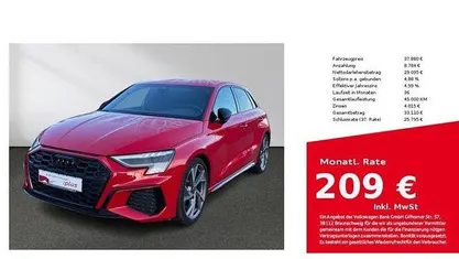 Tangorot metallic Gebraucht 2022 Audi S3 Sport Limousine | 37.880 € (Fairer Preis)