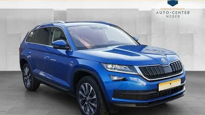 Blau (metallic) Gebraucht 2020 Skoda Kodiaq Drive SUV | 25.490 € (Guter Preis)
