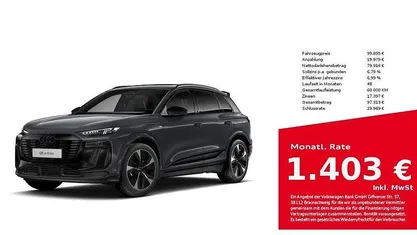 Neu Audi Q6 e-tron Sport 314 kW (428 PS) 2026 Grau SUV