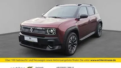 Karmesinrot / schwarz Gebraucht 2025 Renault 4 E-Tech Iconic SUV | 36.440 € (Fairer Preis)
