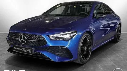 Second-hand Mercedes CLA200 AMG 163 CP (119 kW) 2024 Albastru Coupe