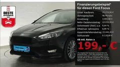 Schwarz Gebraucht 2018 Ford Focus ST-Line Kombi | 15.274 € (Fairer Preis)