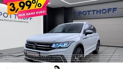 Pure white Gebraucht 2022 VW Tiguan Allspace R-line SUV | 32.997 € (Fairer Preis)