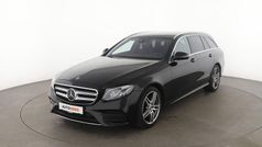 Schwarz Gebraucht 2018 Mercedes E220 AMG line Kombi | 27.890 € (Fairer Preis)