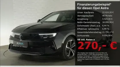 Gebraucht Opel Astra 145 PS (106 kW) 2024 Schwarz Limousine