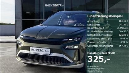 Occasion Skoda Enyaq iV Lodge 150 kW (204 ch) 2025 Vert SUV