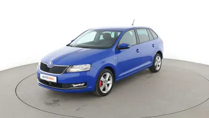 Gebraucht Skoda Rapid Clever 2018 Blau Kleinwagen