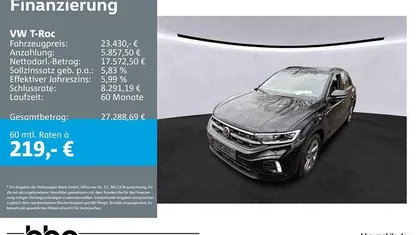 Gebraucht VW T-Roc R-line 110 PS (80 kW) 2024 SUV