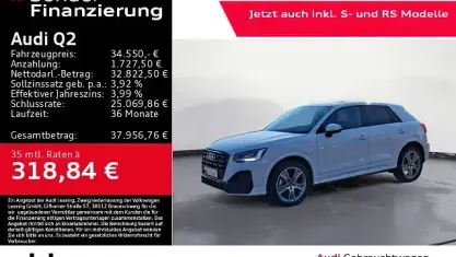 Gebraucht Audi Q2 S-Line 190 PS (139 kW) 2025 Weiß SUV