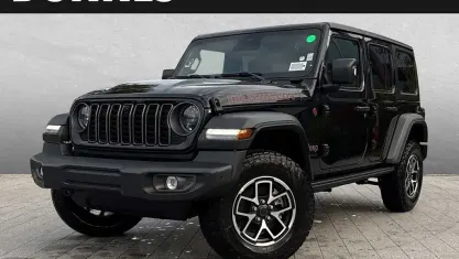 Nouvelle Jeep Wrangler Rubicon 272 ch (200 kW) 2025 Noir SUV