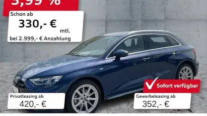 Gebraucht Audi A3 S-Line 204 PS (150 kW) 2025 Blau Limousine