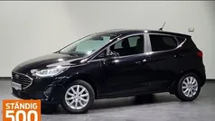 Schwarz, agate black metallic Gebraucht 2022 Ford Fiesta Titanium Kleinwagen | 12.990 € (Fairer Preis)
