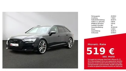 Gebraucht Audi S6 Ambiente 344 PS (253 kW) 2021 Mythosschwarz metallic Kombi