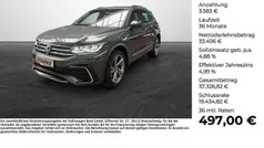 Weiß (oryxweiß perlmutteffekt) Gebraucht 2022 VW Tiguan R-line SUV | 36.989 € (Fairer Preis)