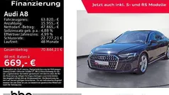 Mythosschwarz metallic Gebraucht 2022 Audi A8 Ambiente Limousine | 63.820 € (Fairer Preis)