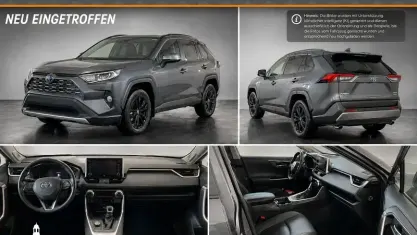 Gebraucht Toyota RAV4 Hybrid Lounge 222 PS (163 kW) 2019 Grey metallic SUV
