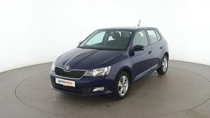 Usata Skoda Fabia Ambition 75 CV (55 kW) 2018 Blu Utilitaria