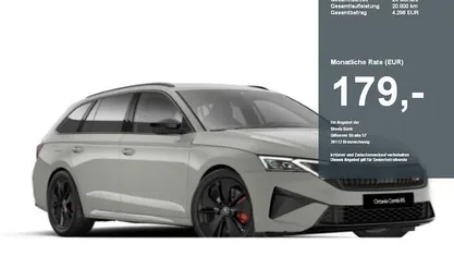 Grau Neu 2026 Skoda Octavia RS Kombi | 42.290 € (Fairer Preis)