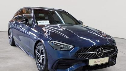 Gebraucht Mercedes C220 AMG line 200 PS (147 kW) 2023 Cavansitblau metallic Kombi