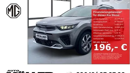 Neu Kia Stonic GT-Line 101 PS (74 kW) 2025 Grau SUV