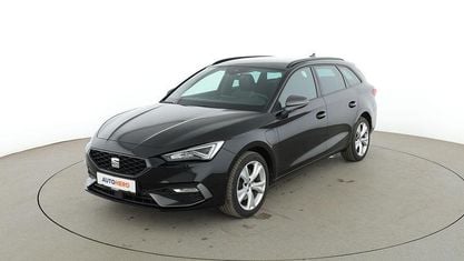 Używany Seat Leon FR 204 KM (150 kW) 2021 Czarny Kombi