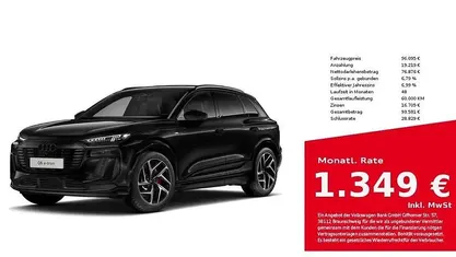 Neu Audi Q6 e-tron Performance 225 kW (306 PS) 2026 Mythosschwarz SUV