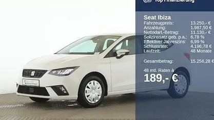 Gebraucht Seat Ibiza Reference 80 PS (58 kW) 2022 Weiß Limousine